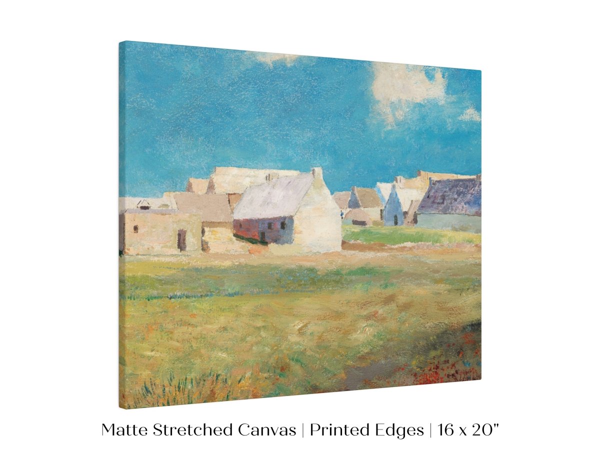 Breton Village | P29 - Single Art Prints - Piccolo Fiore Prints