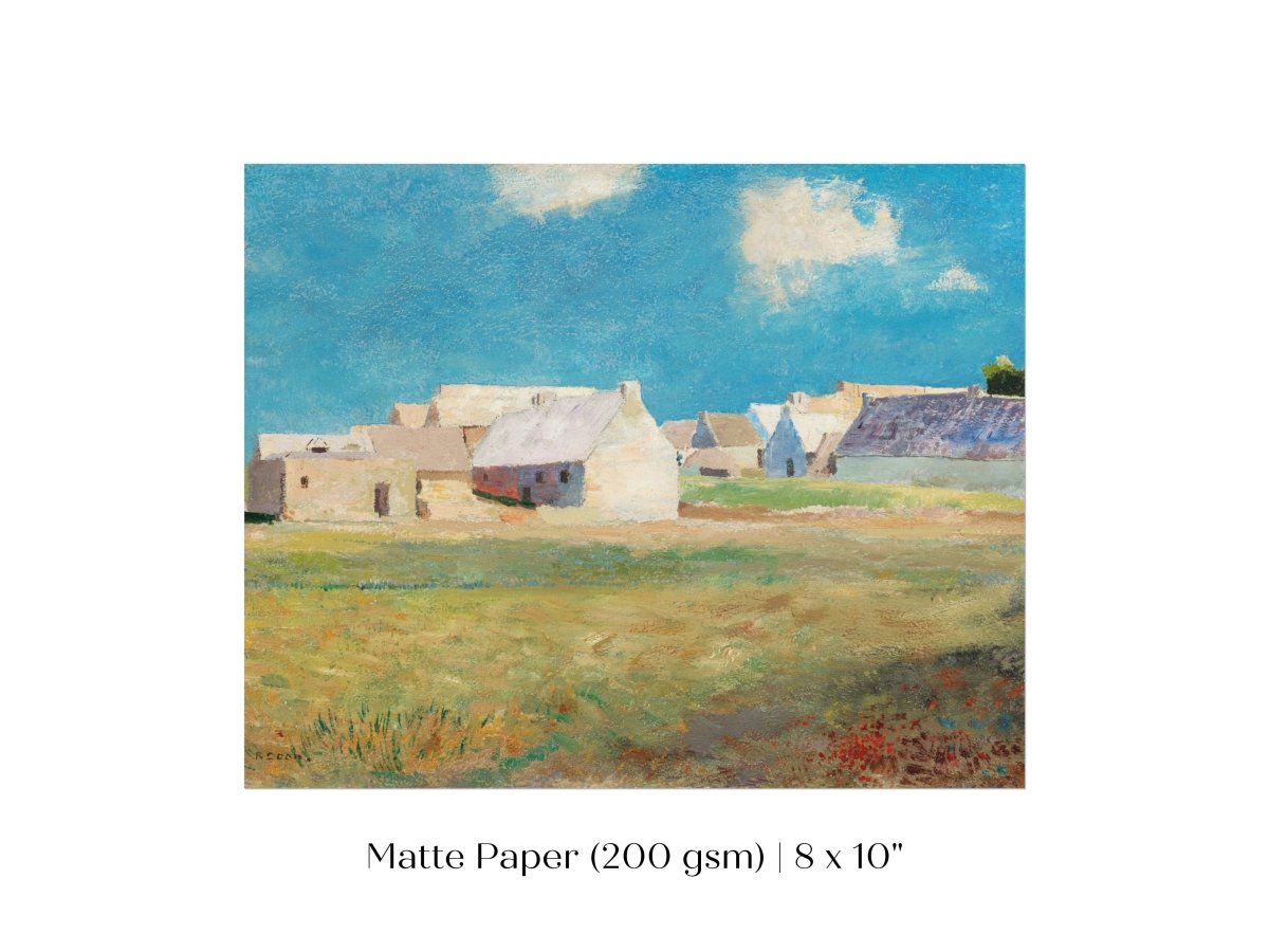 Breton Village | P29 - Single Art Prints - Piccolo Fiore Prints