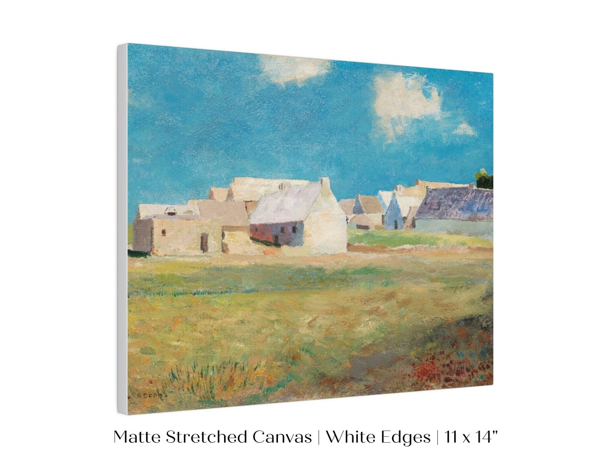 Breton Village | P29 - Single Art Prints - Piccolo Fiore Prints