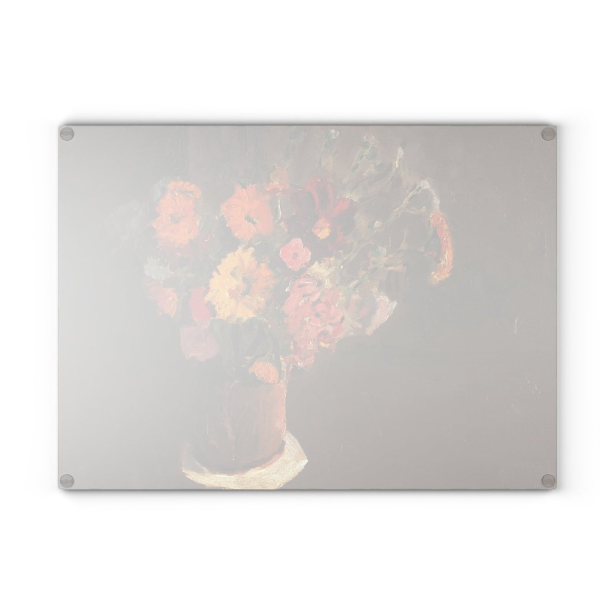 Bunch of Summer Flowers | Glass Chopping Board - Glass Chopping Board - Piccolo Fiore Prints