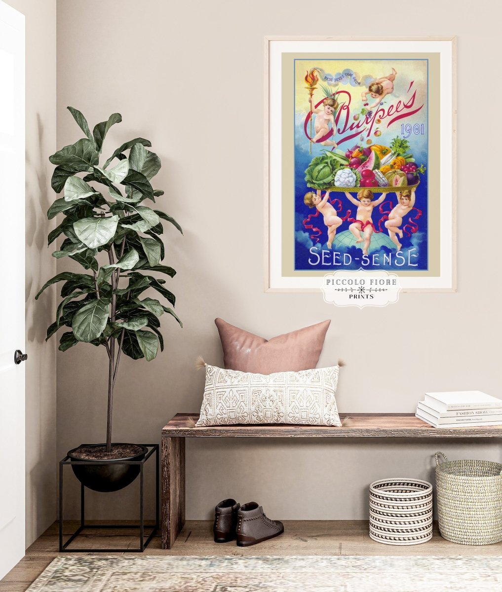 Burpee's Seed Sense | P504 - Single Art Prints - Piccolo Fiore Prints