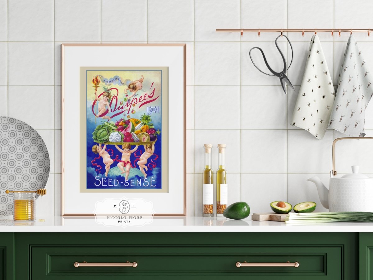 Burpee's Seed Sense | P504 - Single Art Prints - Piccolo Fiore Prints