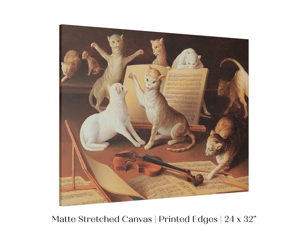 Cat Concert | P481 - Single Art Prints - Piccolo Fiore Prints