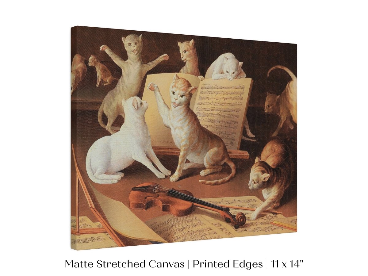 Cat Concert | P481 - Single Art Prints - Piccolo Fiore Prints