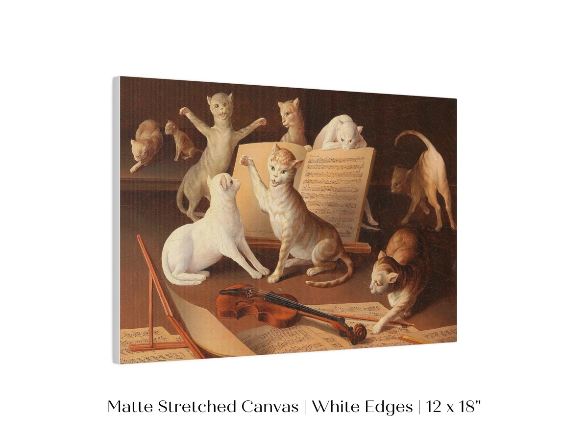 Cat Concert | P481 - Single Art Prints - Piccolo Fiore Prints