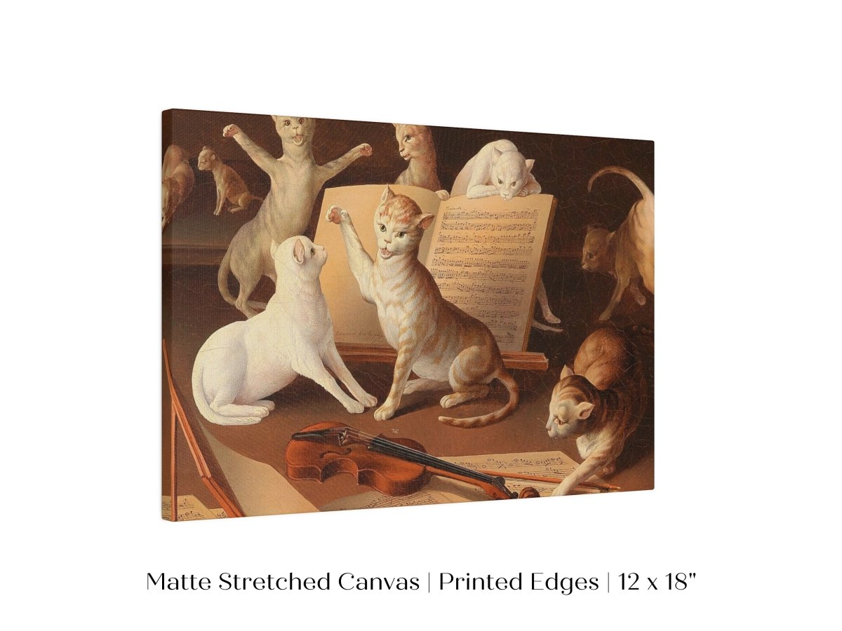 Cat Concert | P481 - Single Art Prints - Piccolo Fiore Prints