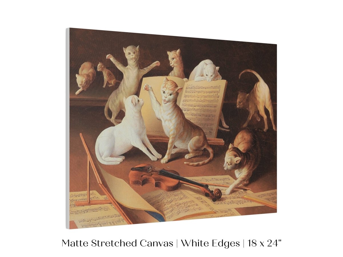 Cat Concert | P481 - Single Art Prints - Piccolo Fiore Prints