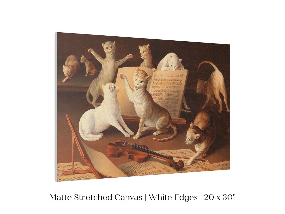 Cat Concert | P481 - Single Art Prints - Piccolo Fiore Prints