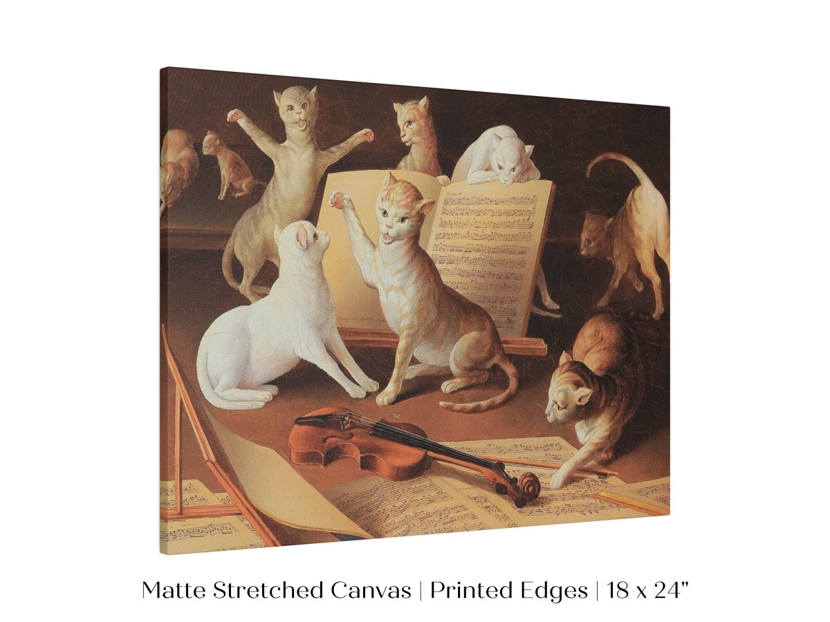 Cat Concert | P481 - Single Art Prints - Piccolo Fiore Prints