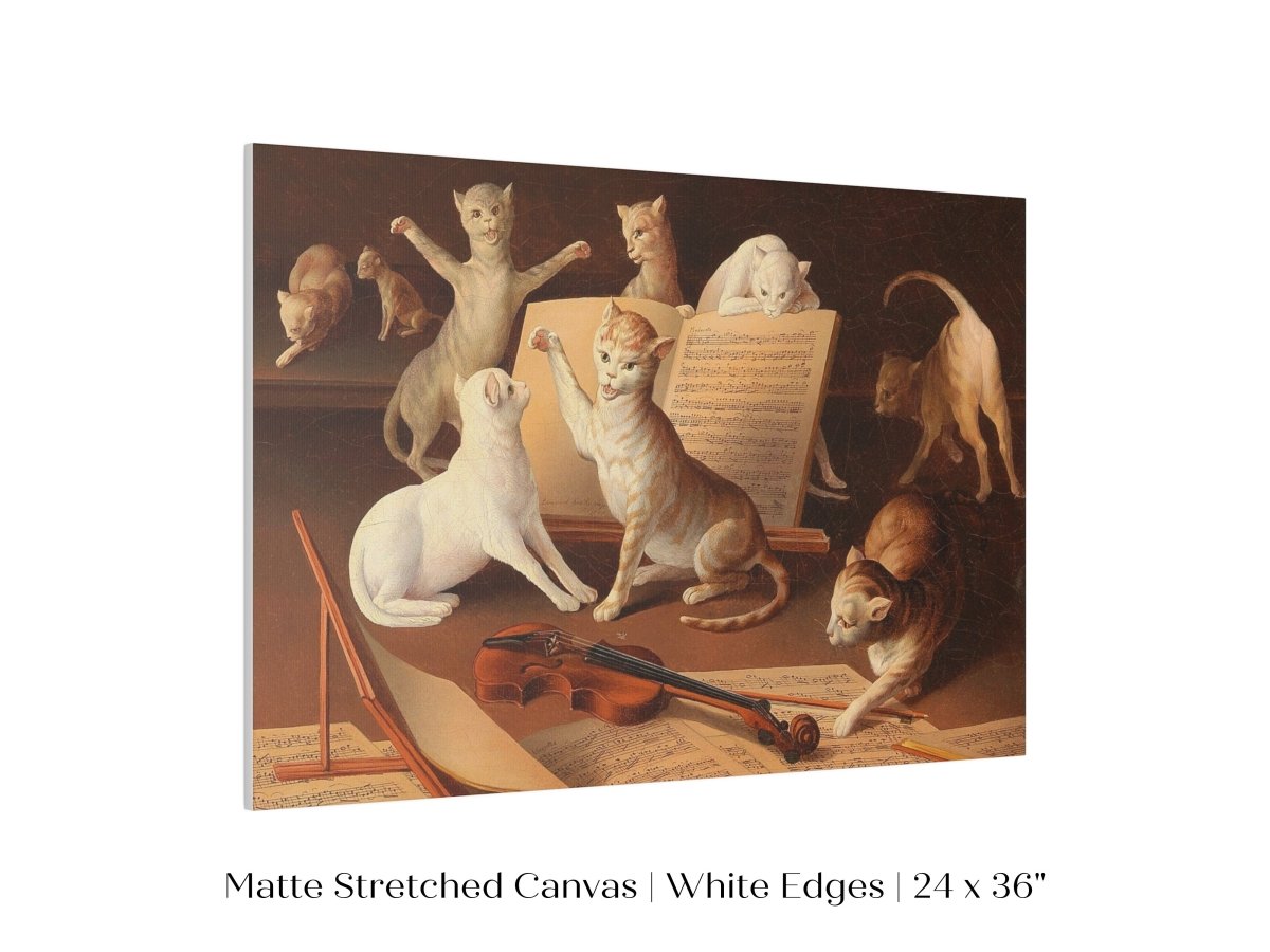 Cat Concert | P481 - Single Art Prints - Piccolo Fiore Prints