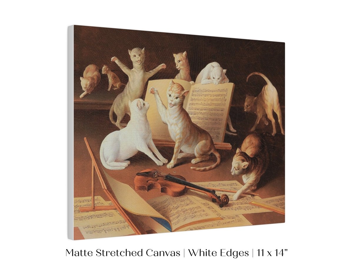 Cat Concert | P481 - Single Art Prints - Piccolo Fiore Prints