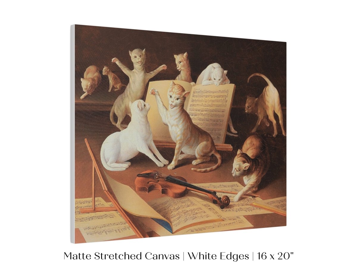 Cat Concert | P481 - Single Art Prints - Piccolo Fiore Prints