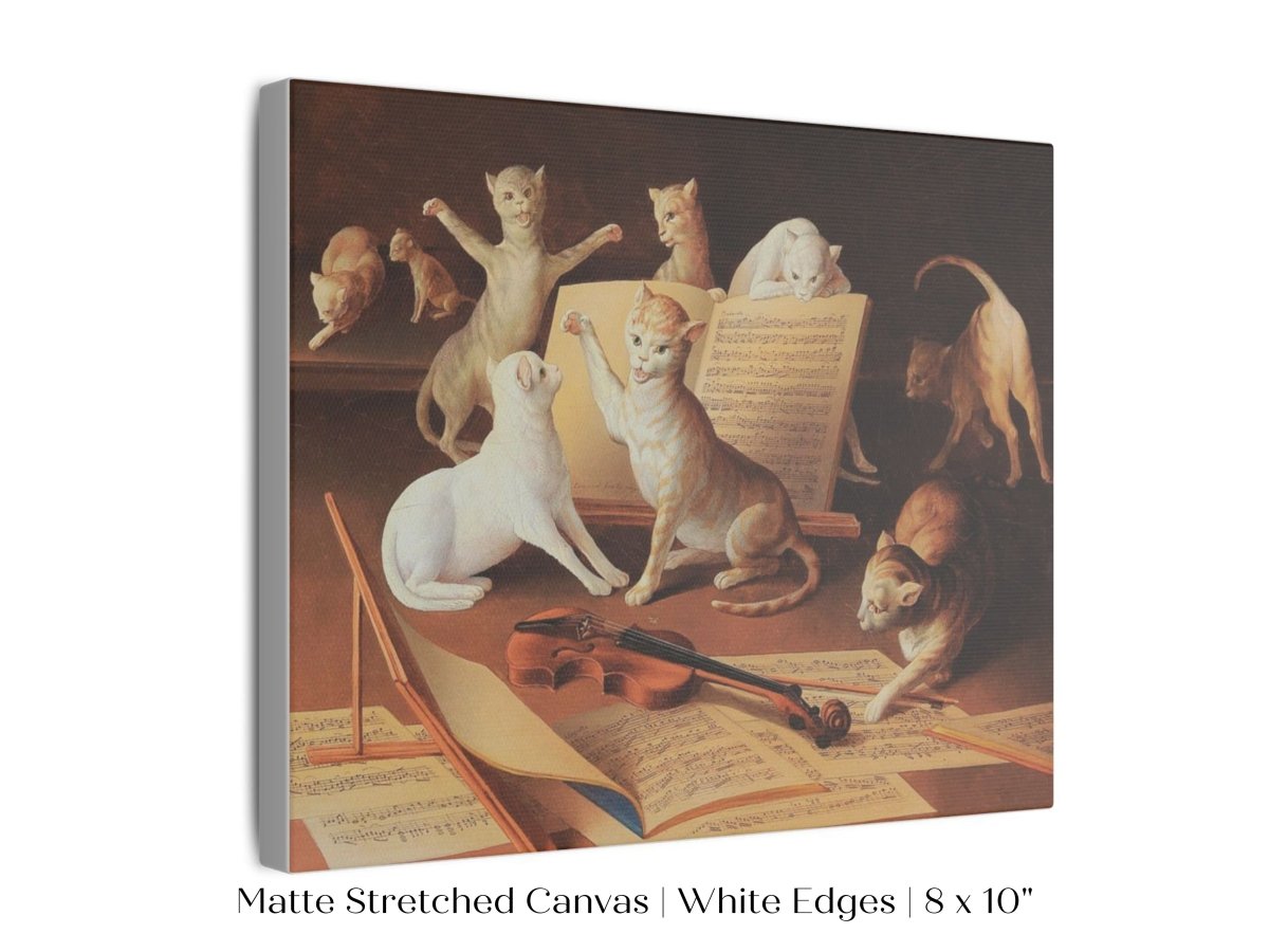 Cat Concert | P481 - Single Art Prints - Piccolo Fiore Prints