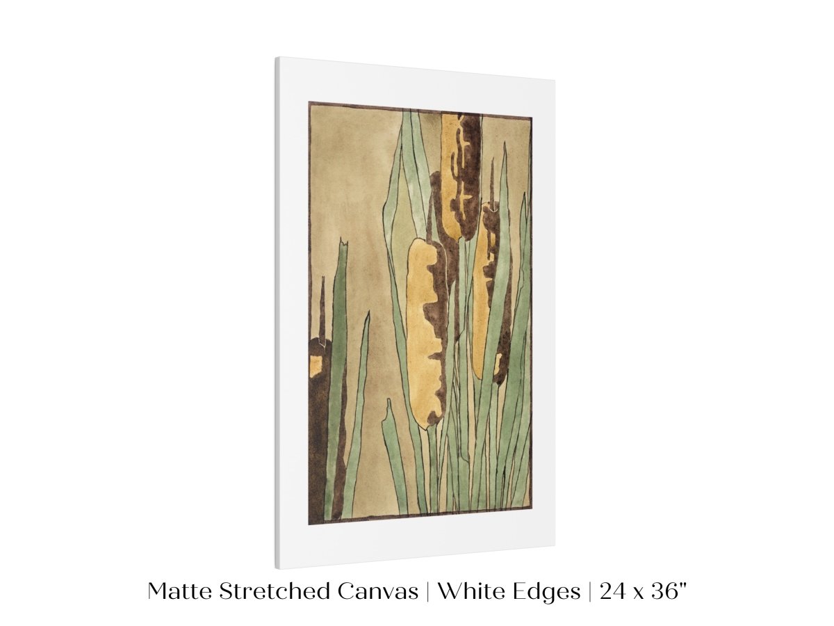 Cattails | P190 - Single Art Prints - Piccolo Fiore Prints