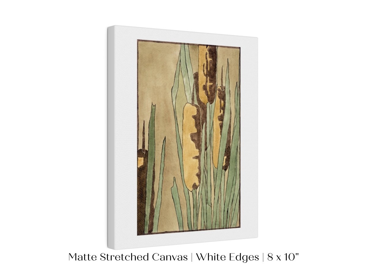 Cattails | P190 - Single Art Prints - Piccolo Fiore Prints
