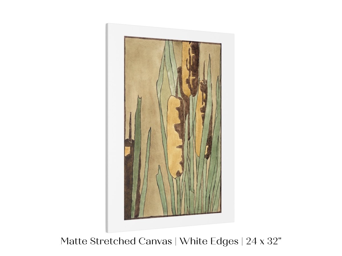Cattails | P190 - Single Art Prints - Piccolo Fiore Prints