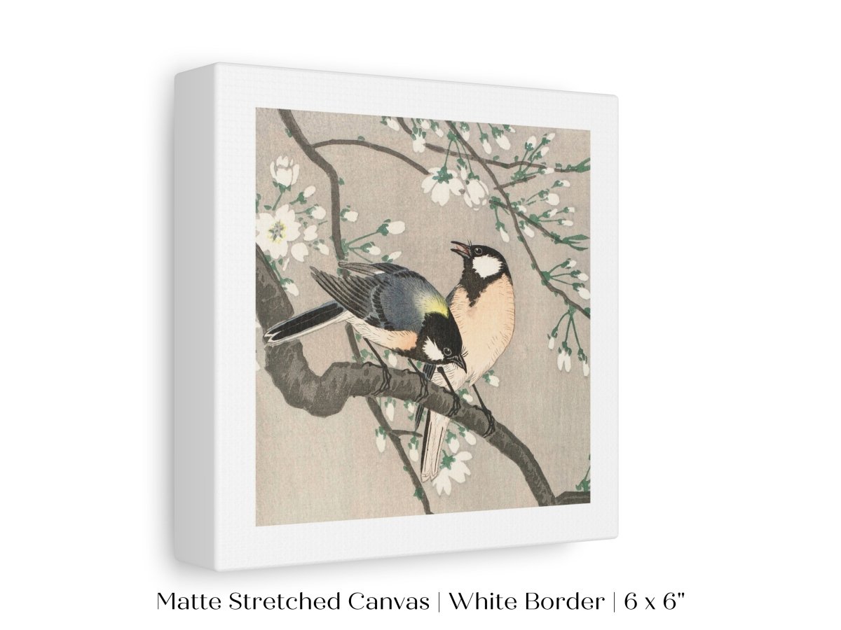 Cherry Branch | Vintage Japanese Art | P279 - Single Square Art Prints - Piccolo Fiore Prints