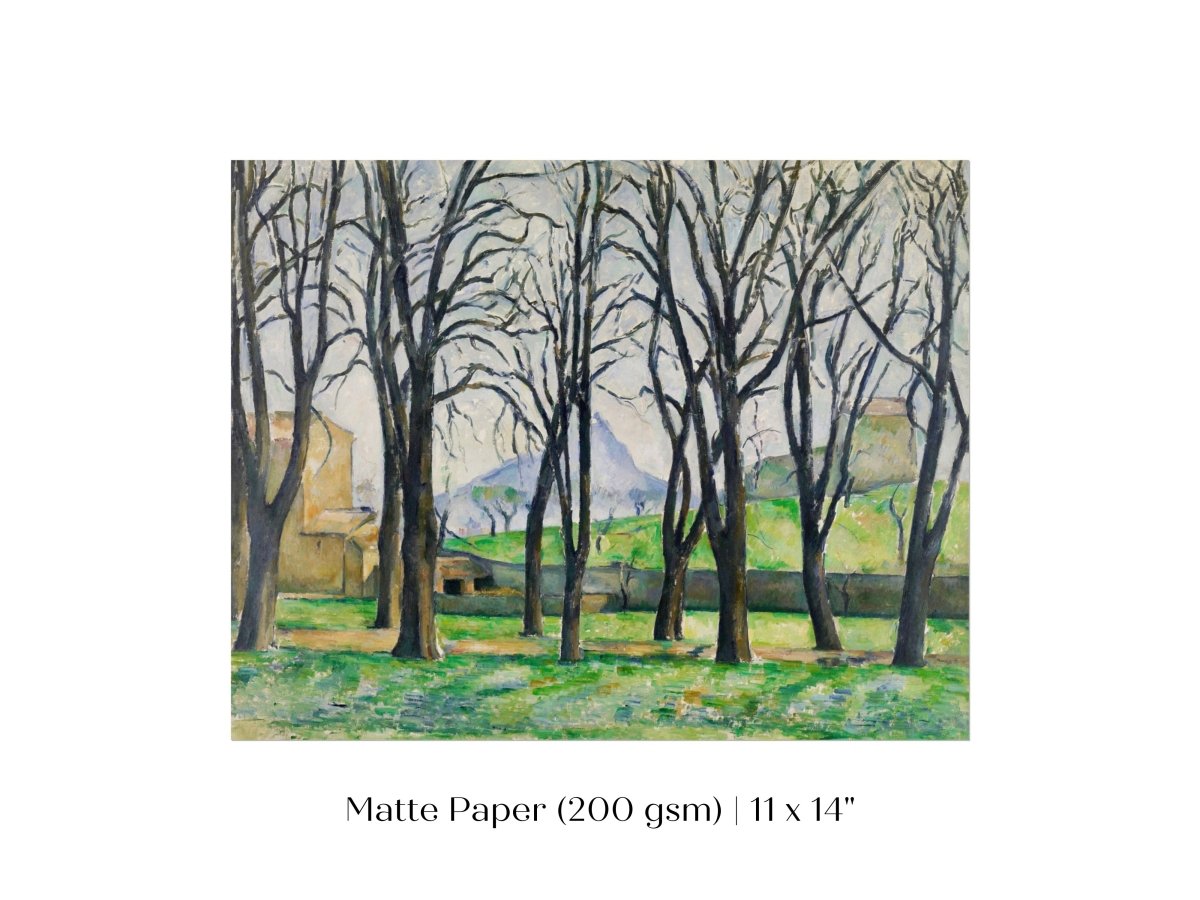 Chestnut Trees | P180 - Single Art Prints - Piccolo Fiore Prints