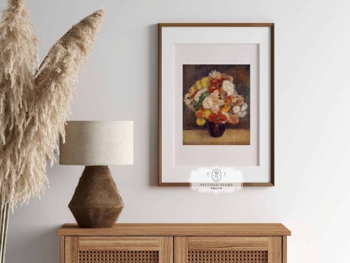 Chrysanthemums | P125 - Single Art Prints - Piccolo Fiore Prints