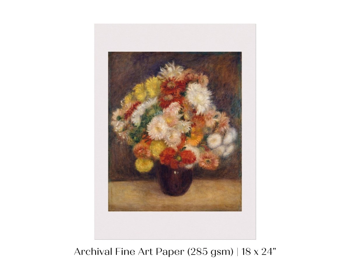 Chrysanthemums | P125 - Single Art Prints - Piccolo Fiore Prints