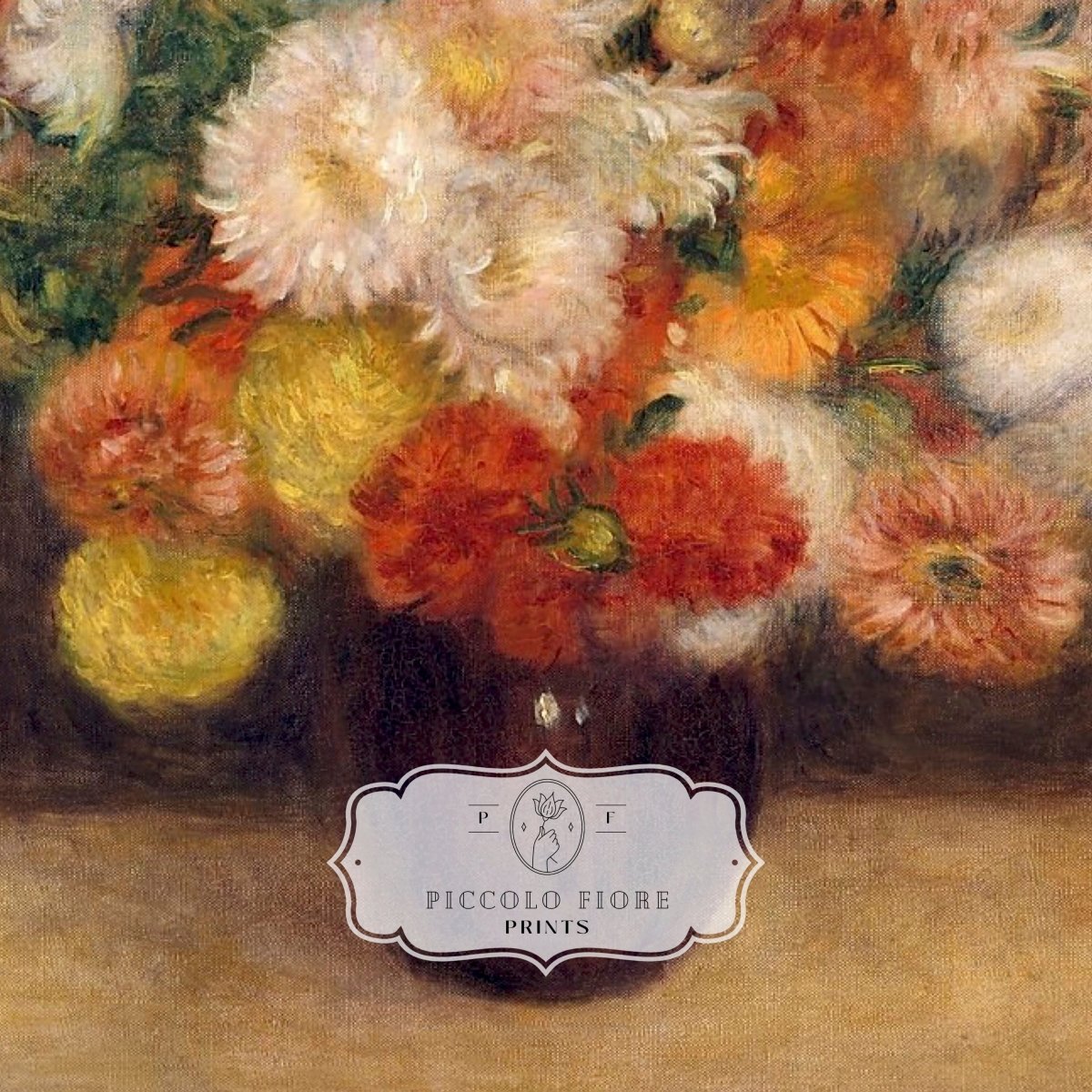 Chrysanthemums | P125 - Single Art Prints - Piccolo Fiore Prints