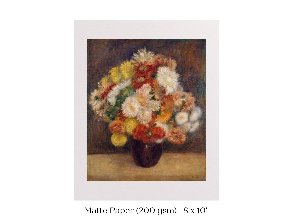 Chrysanthemums | P125 - Single Art Prints - Piccolo Fiore Prints