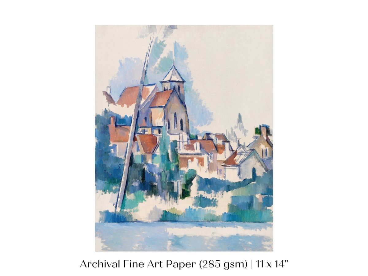 Church at Montigny - sur - Loing | P93 - Single Art Prints - Piccolo Fiore Prints