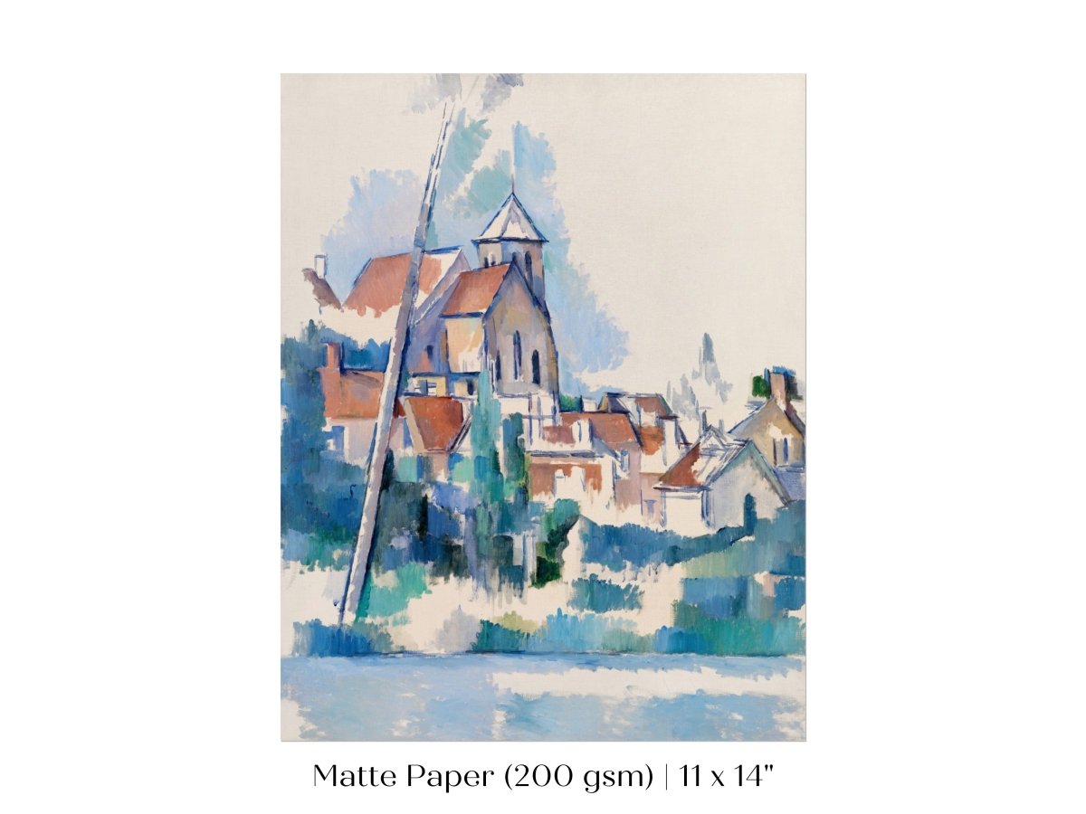 Church at Montigny - sur - Loing | P93 - Single Art Prints - Piccolo Fiore Prints
