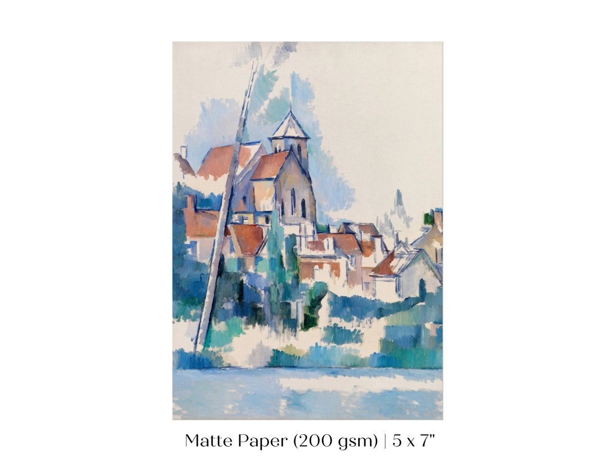 Church at Montigny - sur - Loing | P93 - Single Art Prints - Piccolo Fiore Prints