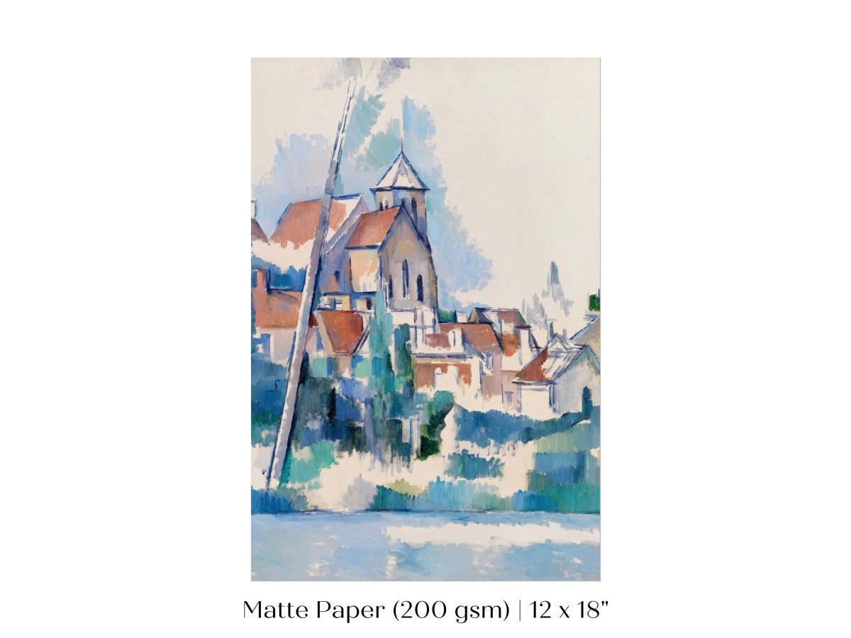 Church at Montigny - sur - Loing | P93 - Single Art Prints - Piccolo Fiore Prints