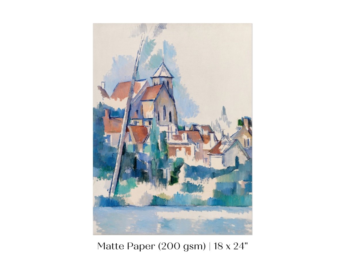 Church at Montigny - sur - Loing | P93 - Single Art Prints - Piccolo Fiore Prints