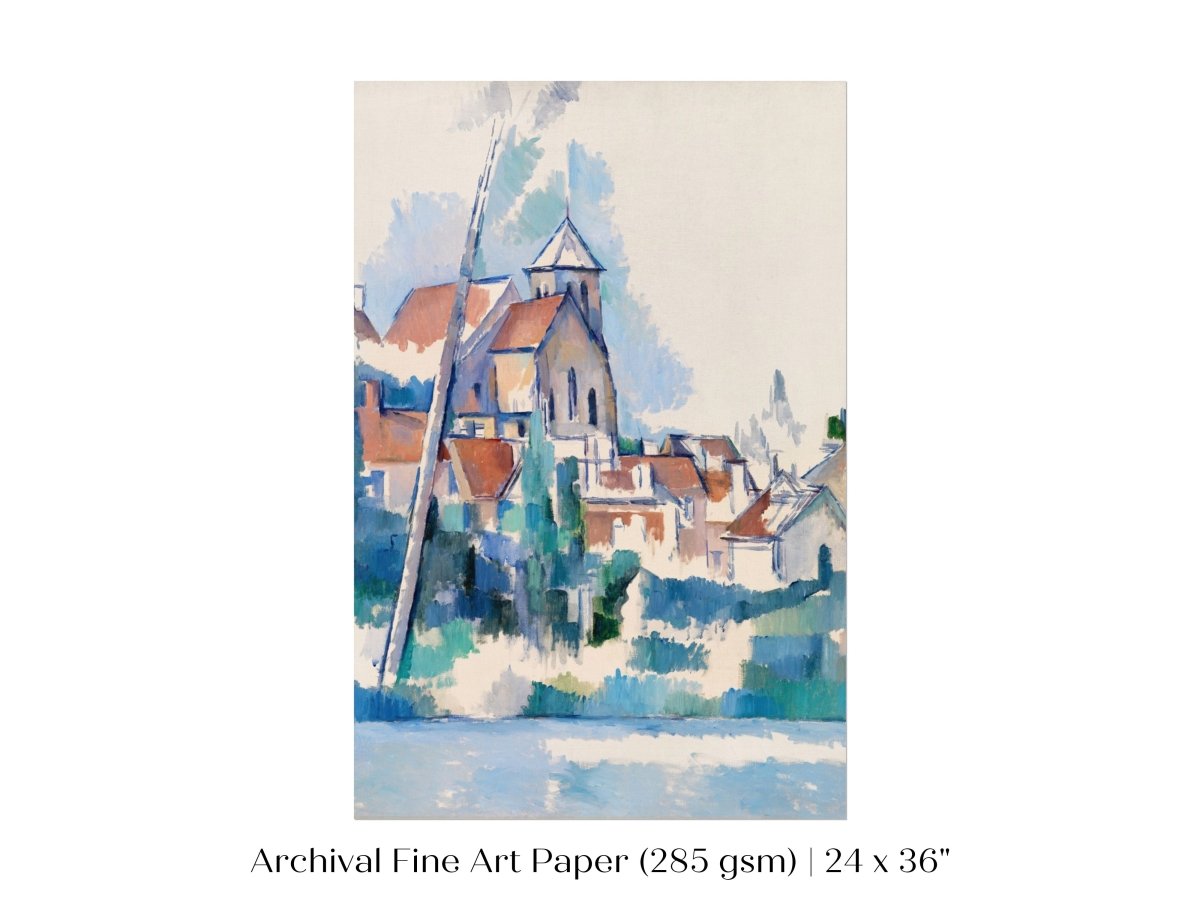 Church at Montigny - sur - Loing | P93 - Single Art Prints - Piccolo Fiore Prints