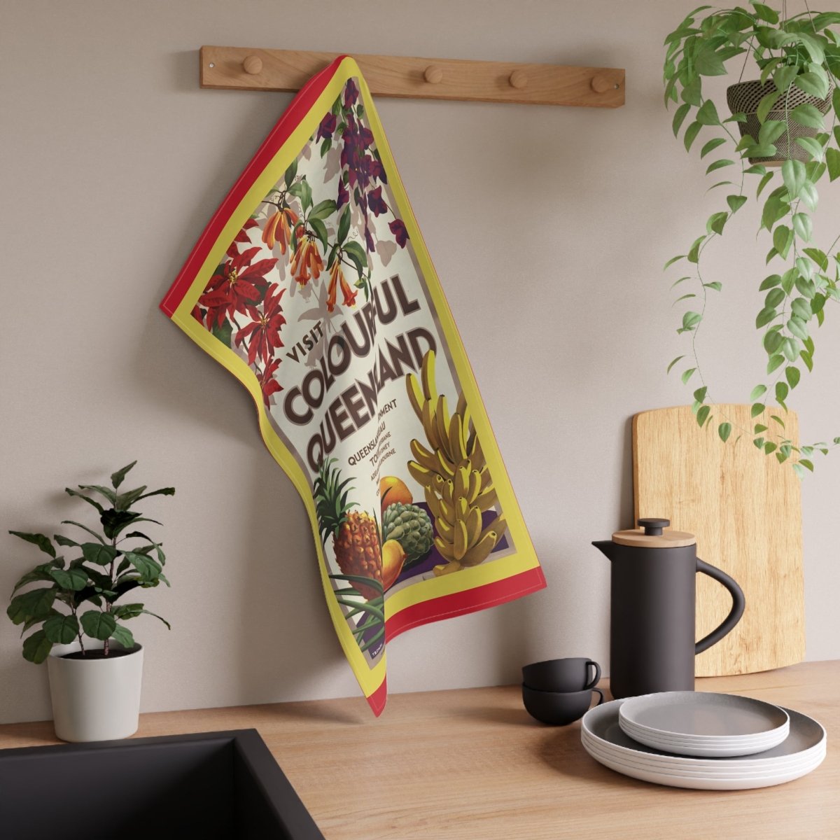 Colourful Queensland | Tea Towel - Tea Towel - Piccolo Fiore Prints