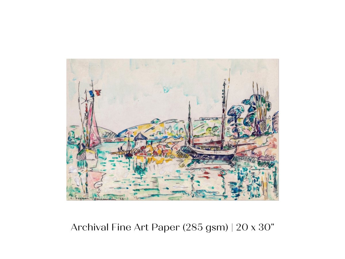 Concarneau | P63 - Single Art Prints - Piccolo Fiore Prints