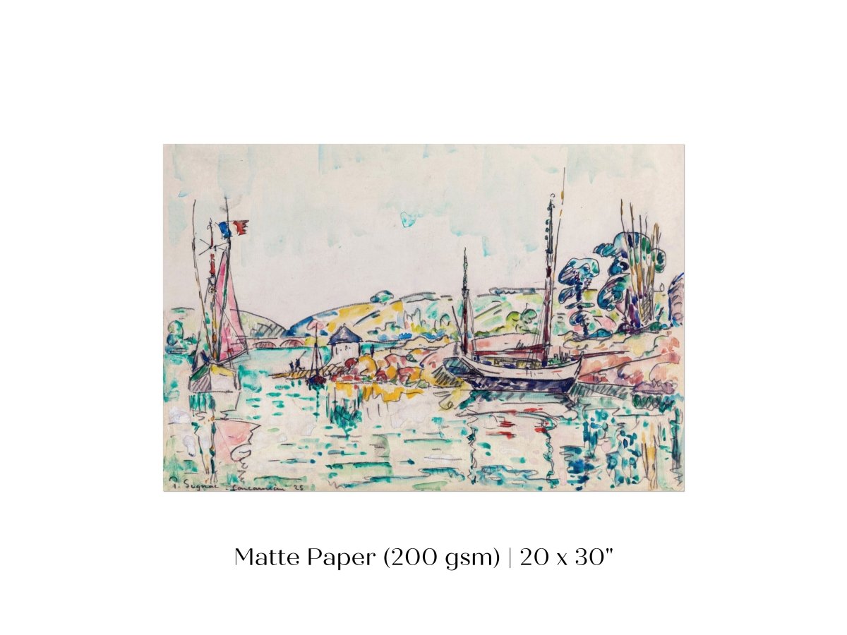 Concarneau | P63 - Single Art Prints - Piccolo Fiore Prints