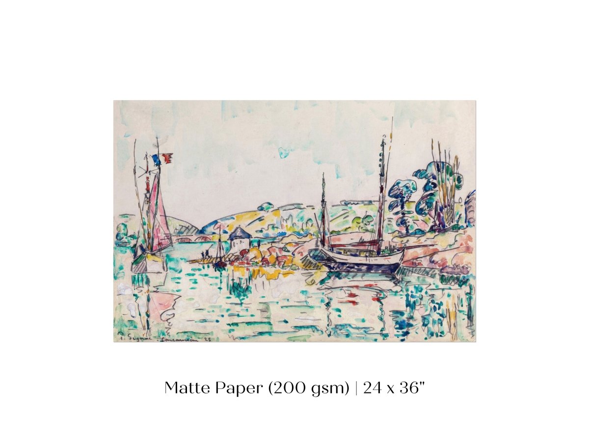 Concarneau | P63 - Single Art Prints - Piccolo Fiore Prints