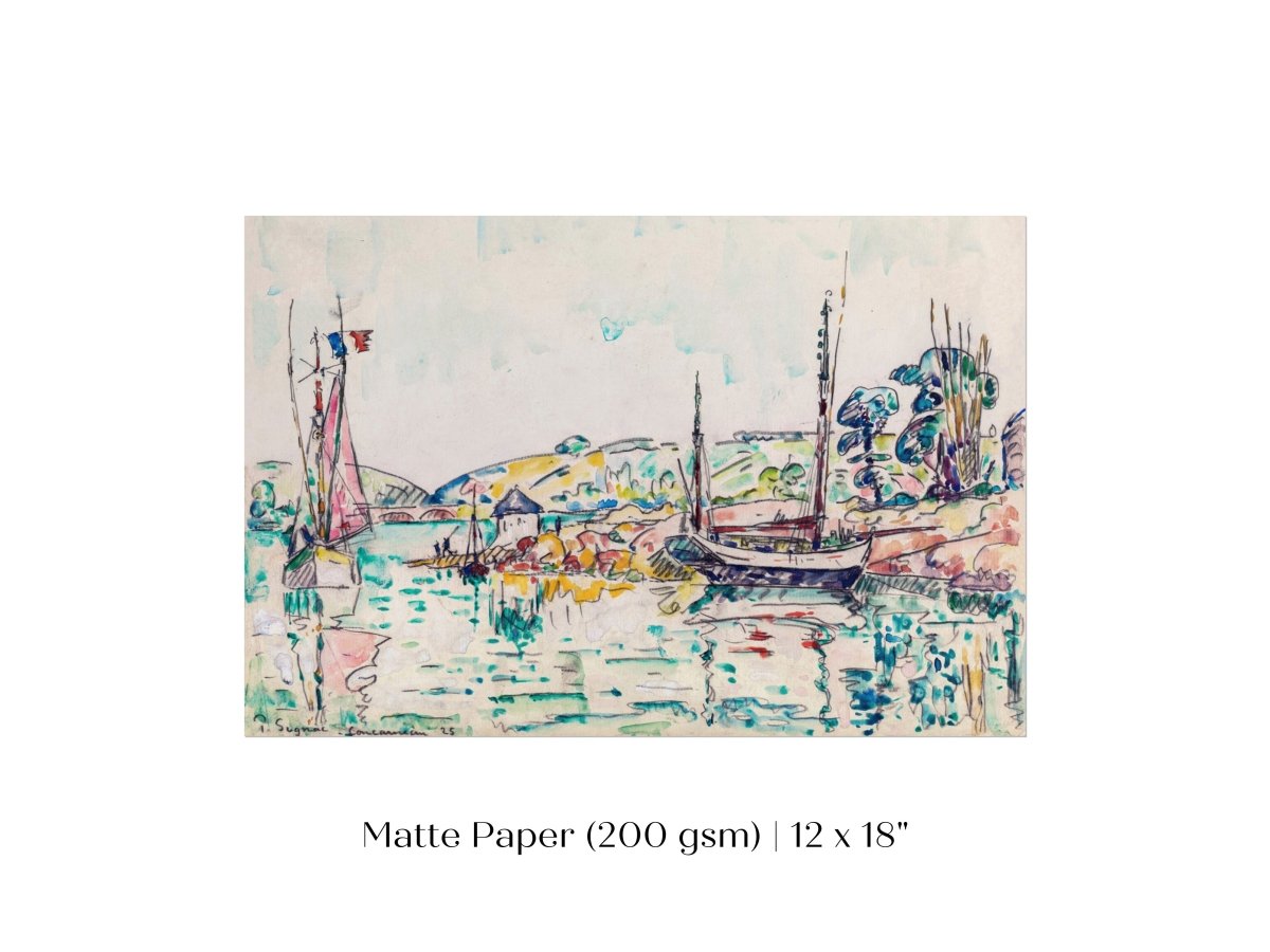 Concarneau | P63 - Single Art Prints - Piccolo Fiore Prints