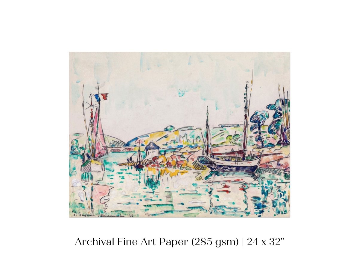 Concarneau | P63 - Single Art Prints - Piccolo Fiore Prints
