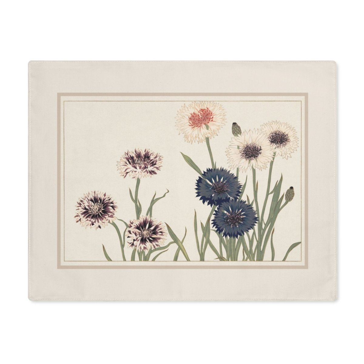 Cornflower | Placemat - Cotton Twill Placemat - Piccolo Fiore Prints