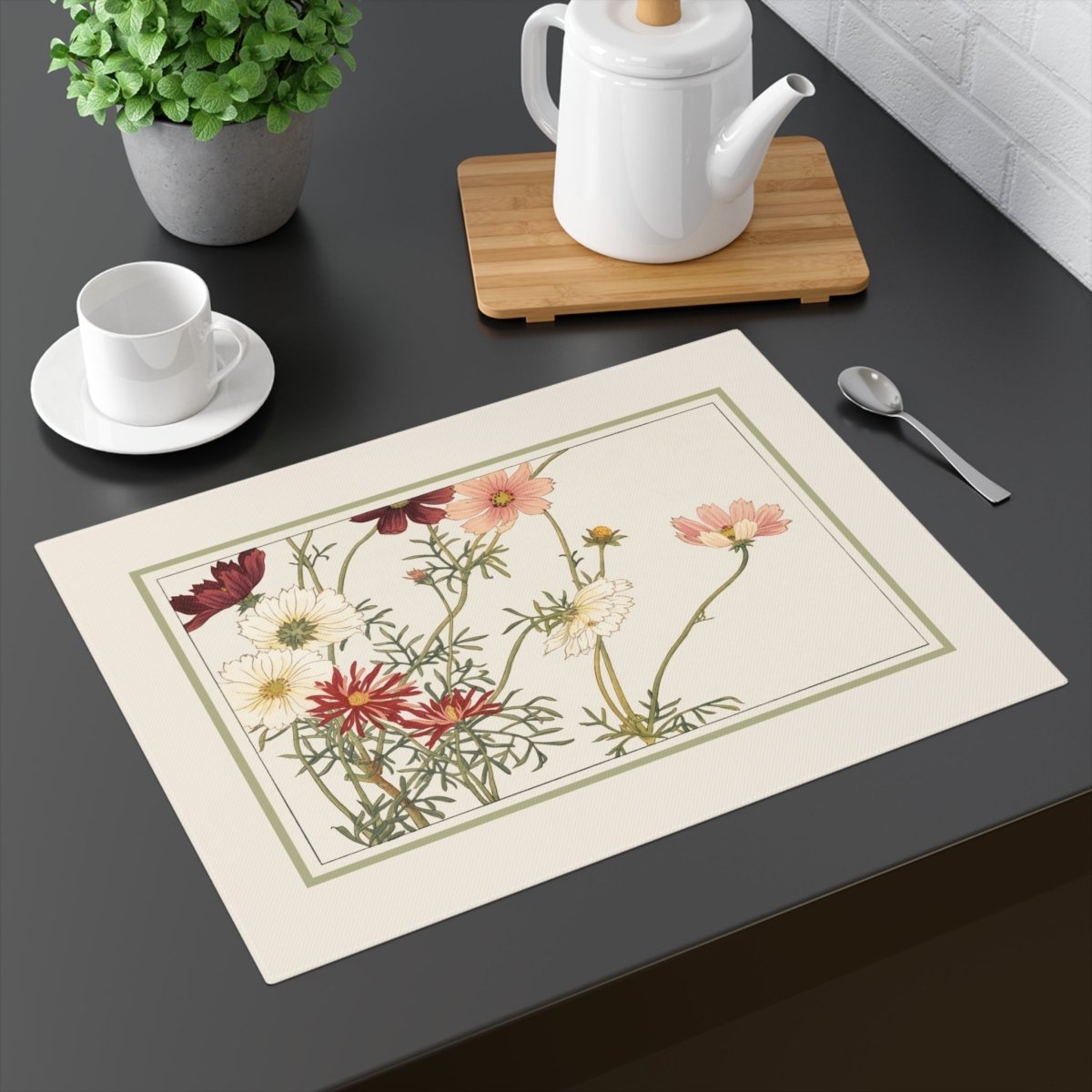 Cosmos | Placemat - Cotton Twill Placemat - Piccolo Fiore Prints