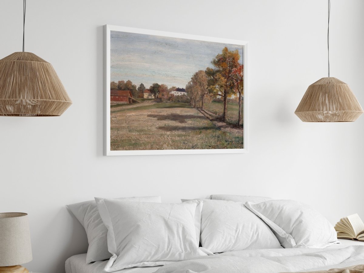 Country Manor House | P449 - Single Art Prints - Piccolo Fiore Prints