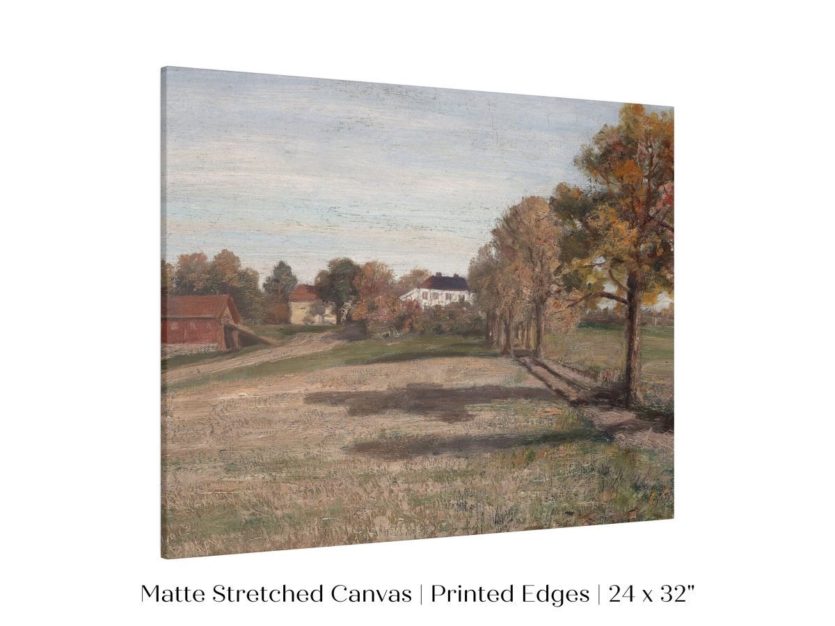 Country Manor House | P449 - Single Art Prints - Piccolo Fiore Prints