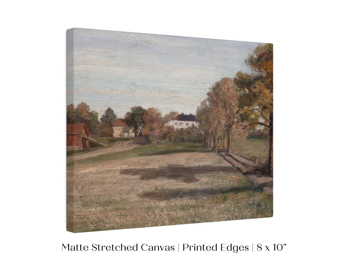 Country Manor House | P449 - Single Art Prints - Piccolo Fiore Prints