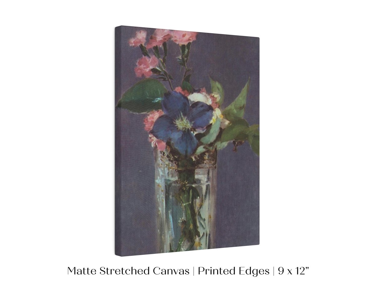 Crystal Vase of Flowers | P473 - Single Art Prints - Piccolo Fiore Prints