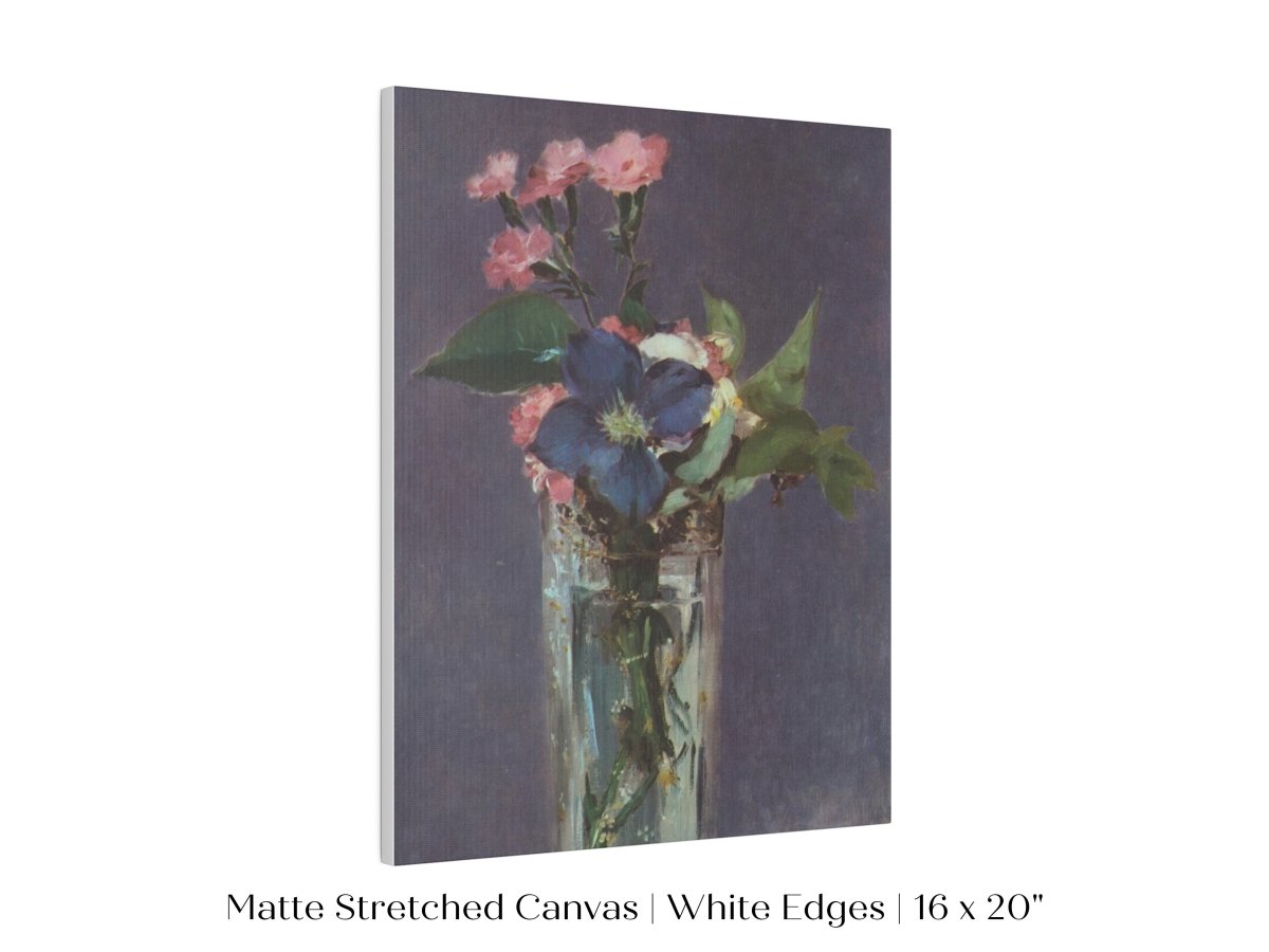 Crystal Vase of Flowers | P473 - Single Art Prints - Piccolo Fiore Prints