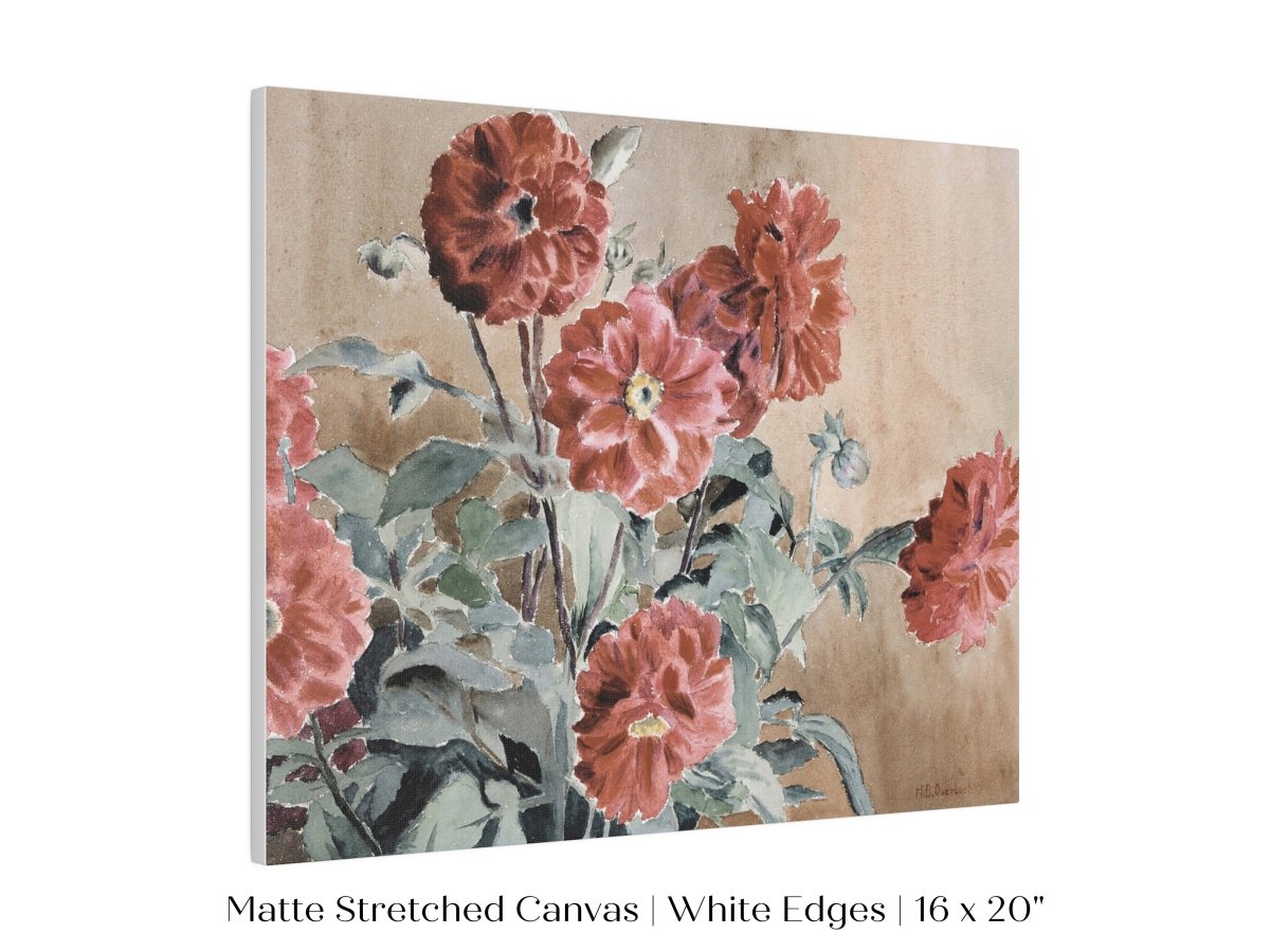 Dahlias | P390 - Single Art Prints - Piccolo Fiore Prints