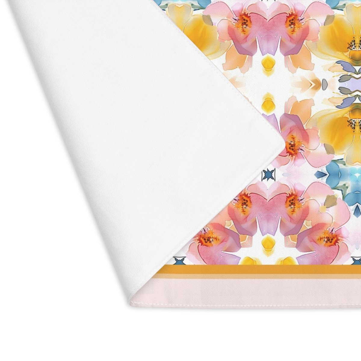 Daisy Bloom Border | Placemat - Cotton Twill Placemat - Piccolo Fiore Prints