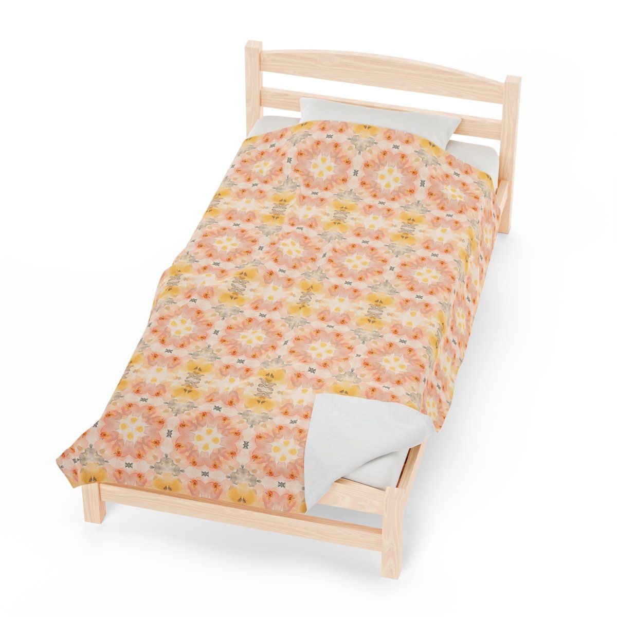 Daisy Bloom | Minky Throw Blanket - Minky Throw Blanket - Piccolo Fiore Prints