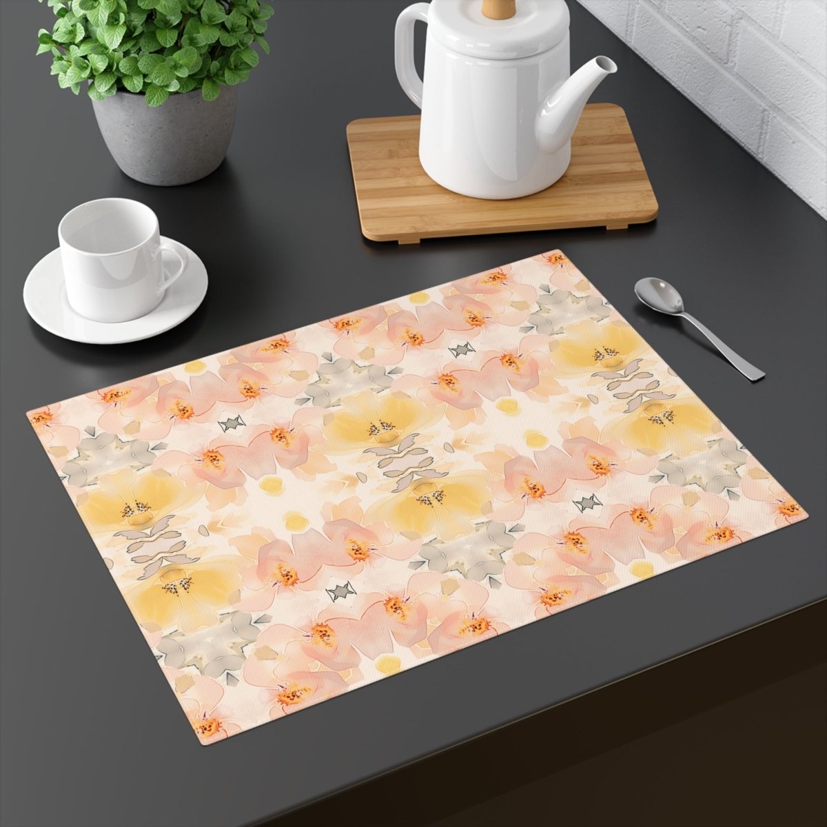 Daisy Bloom | Placemat - Cotton Twill Placemat - Piccolo Fiore Prints