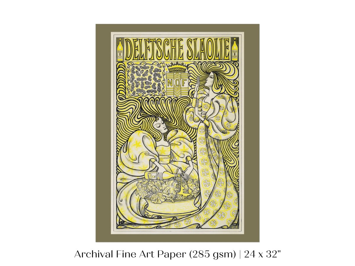 Delft Salad Oil | P703 - Single Art Prints - Piccolo Fiore Prints